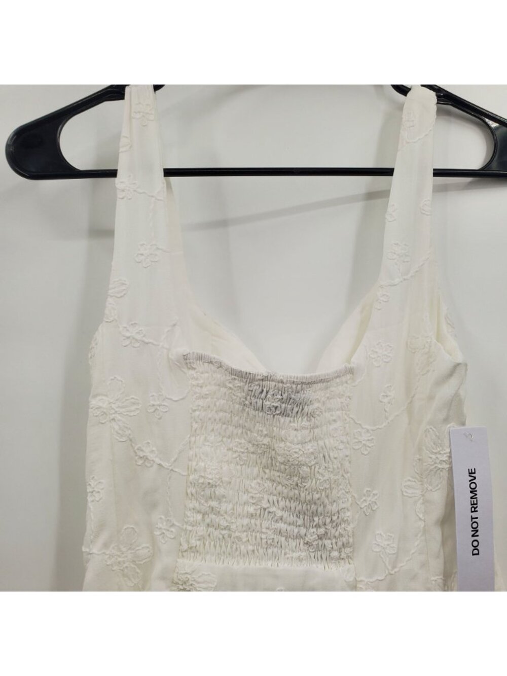 Princess Polly You Can Embroidered Mini Dress Women Size US 4 NWT Square Neck - Picture 7 of 16